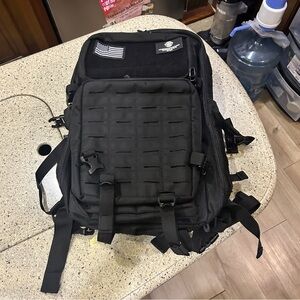 Black Tactical Backpack